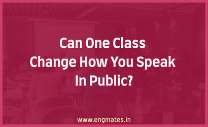 Can One Class Change How You Speak In Public?