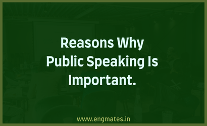 Reason Why Public Speaking Is Important.